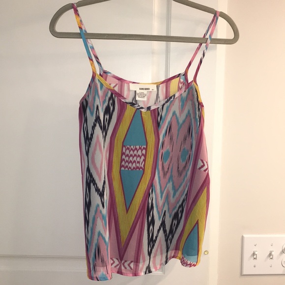 Colorful flowy tank top - Picture 1 of 2